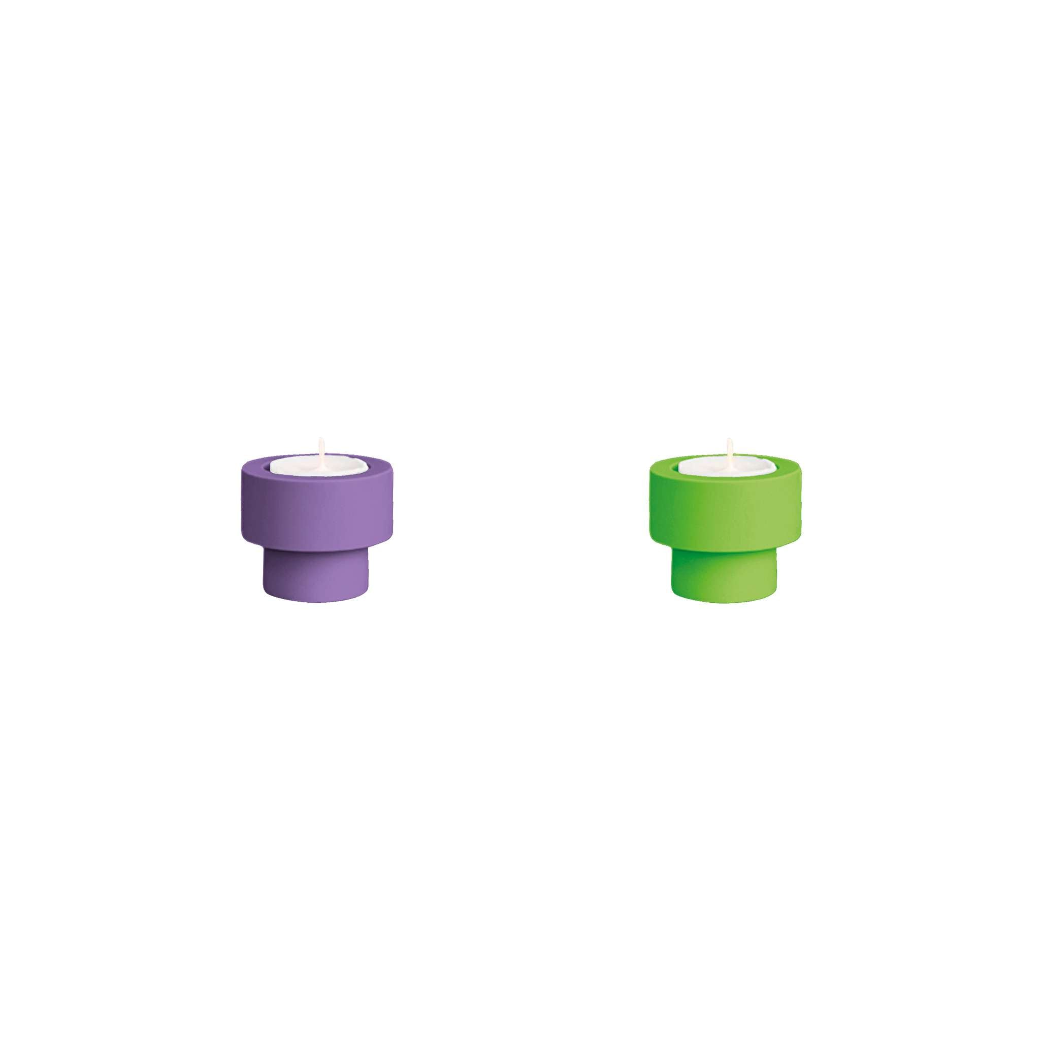 PORTER GREEN – FLIPP-S SILICONE CANDLE HOLDER - VIOLETTE & VERT